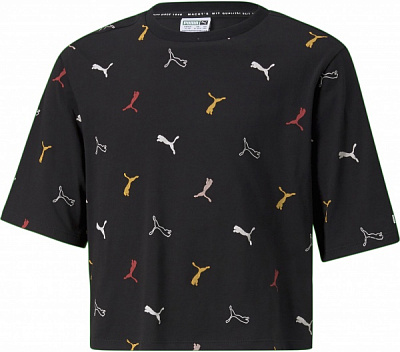 Футболка Puma Classics Graphics Tee 58928801 р.128 чорний