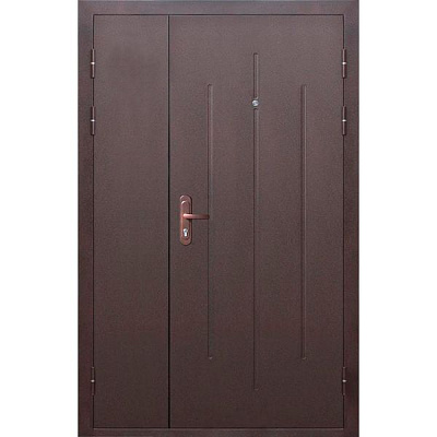 Двері вхідні Tarimus Стройгост горіх італійський 2050x1200мм праві