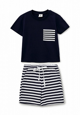 Комплект для мальчиков Роза р.98 темно-синий 210312 