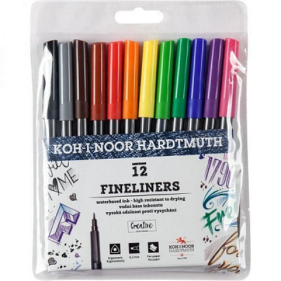 Набор линеров Koh-i-Noor 12 шт. 45588 
