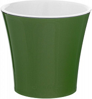 Горщик пластиковий Santino Арте круглий 0,6л зелений 