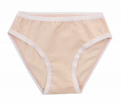 Труси для дівчинки Luna Kids з персиковим кантом р.122-128 персиковий