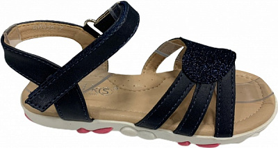 Сандалии для девочек JOIKS р.35 темно-синий A0430-7/N 