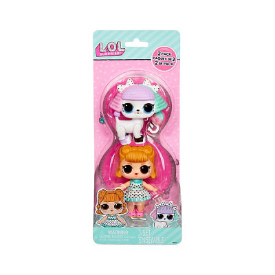 Набір іграшок L.O.L. SURPRISE! серії OPP Tot + Pet Джіттербаг та Пупста 987826