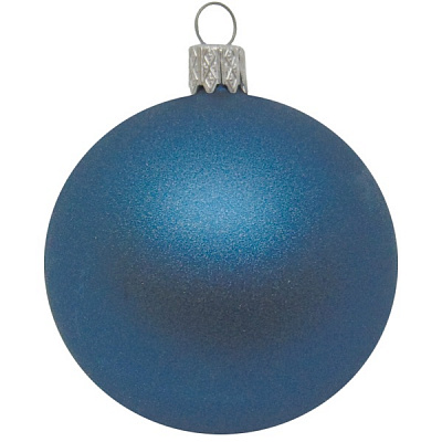 Шар новогодний d80 АХ12 7707 80 мм морская волна