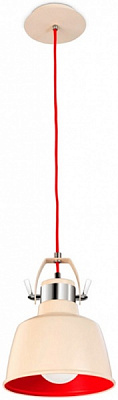 Підвіс Leds C4 Vintage 1xE27 білий із червоним 00-0240-21-16