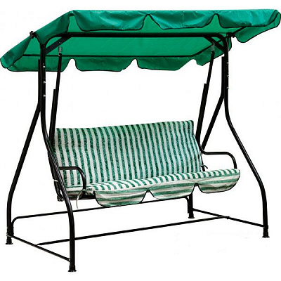 Качели садовые Underprice Вероника Полоска 195x117x166 см