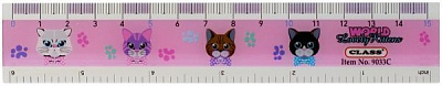 Лінійка з принтом Lovely Kitties 15 см 9033C CLASS