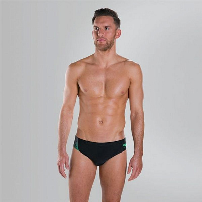 Плавки Speedo Placement 7cm Brief 8-09739C515 р.38 черный