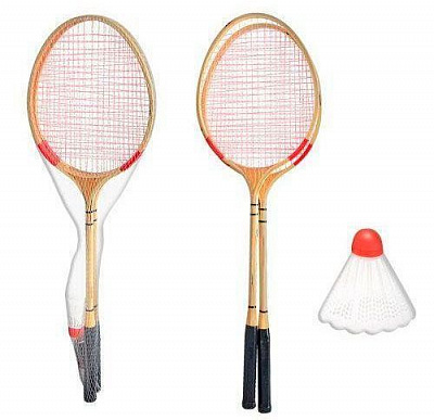 Набор для бадминтона деревянный MS 0078