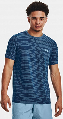 Футболка Under Armour UA SEAMLESS NOVELTY SS 1379281-426 р.M синий