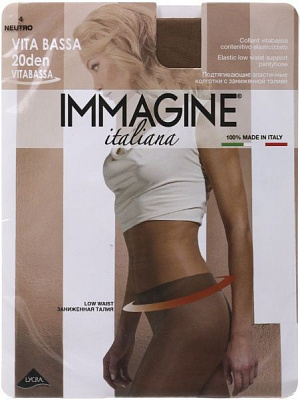 Колготки женские Immagine VITABASSA 20 Den Nature р. 4 натуральный 1 шт. 
