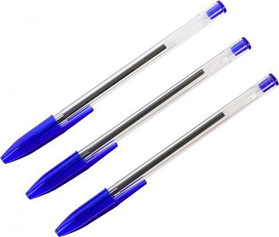 Набор ручек шариковых Lexi Allwrite Paperball 3 шт. синие 