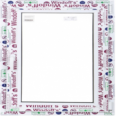 Окно поворотно-откидное Windoff's 58 500x500 мм правое 