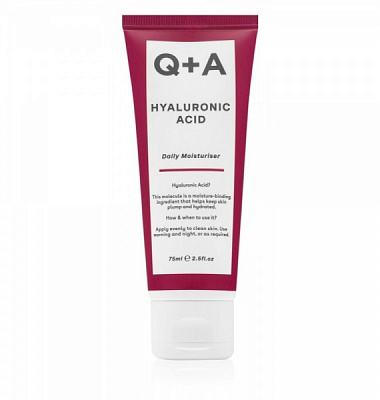 Крем для обличчя день-ніч Q+A з гіалуроновою кислотою Hyaluronic Acid Daily Moisturiser 75 мл