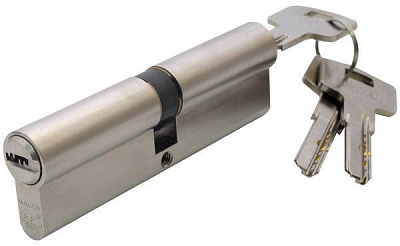 Циліндр Mauer Elit-2 46x46 ключ-ключ 92 мм нікель
