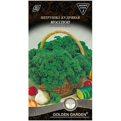 Семена Golden Garden петрушка кучерявая Мосспоп 2 г