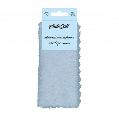 Серветка автомобільна NM-103 30x30 см універсальна Auto Salf 1 шт.