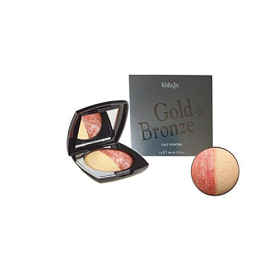 Пудра для лица KARAJA Gold & Bronze №35 7 г