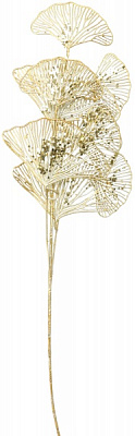 Растение декоративное ветка золотая 73 см