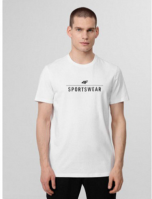 Футболка 4F H4L22-TSM354-10S р.S белый