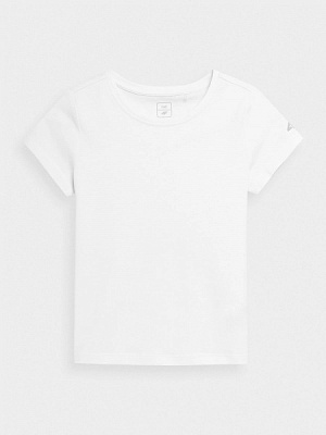 Футболка 4F TSHIRT F643 4FJMM00TTSHF643-10S р.152 белый