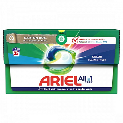 Капсулы для машинной стирки Ariel PODS All-in-1 Color 35 шт. 