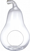 Ваза Груша стеклянная прозрачная 30х18,5 см Wrzesniak Glassworks