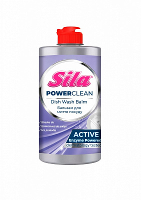Бальзам для ручного мытья посуды Sila Огурец и мята 0,48л