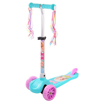 Самокат Barbie блакитний LS2119