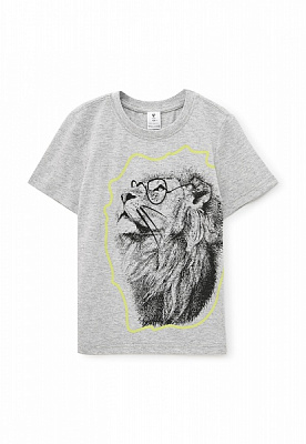 Футболка для мальчиков Роза р.140 меланж 210104 