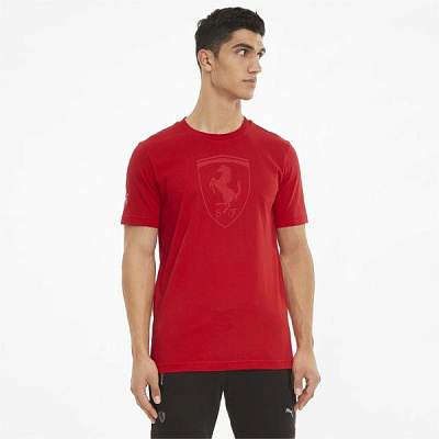 Футболка Puma Ferrari Race Bg Shield tonal 53147002 2XL червоний