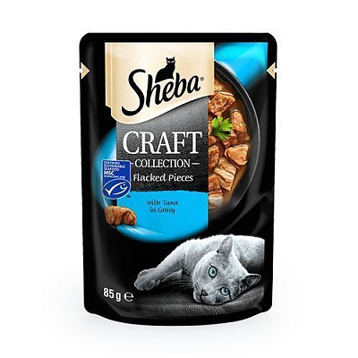 Корм Sheba CRAFT cig POU с курицей в соусе 85 г