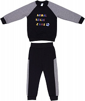 Спортивний костюм Luna Kids р.116 чорний із сірим 103554 