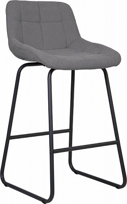 Стул барный Nowy Styl NICOLE HOKER CFS LB BLACK (BOX-2) (CH) SORO-93 серый 