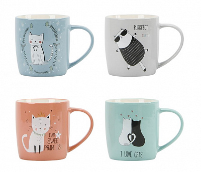 Чашка Vittora Пушистики, 325 мл