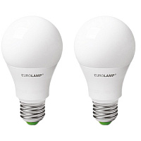 Лампа светодиодная Eurolamp 2 шт./уп. 10 Вт A60 матовая E27 220 В 4000 К MLP-LED-A60-10274(E) 