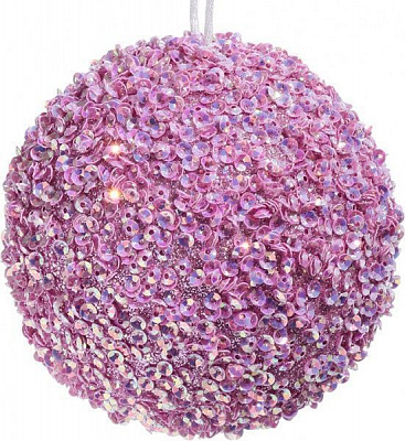 Шар пенопластовый d100 1007 розовый
