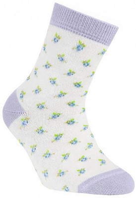 Носки детские Conte-Kids Tip-Top 273 5С-11СП р.16 Белый бледно-фиолетовый 