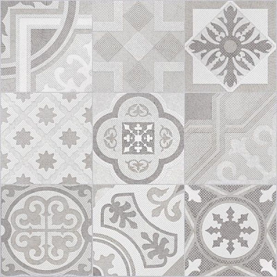 Плитка Allore Group Dover Patchwork Pearl F\DEC P NR Mat 61x61