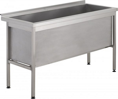 Мийка виробнича 1 секція Tehma 1400x600x850 мм нержавіюча сталь