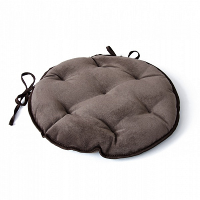 Подушка декоративная Соната тёмно-коричневая 400х400