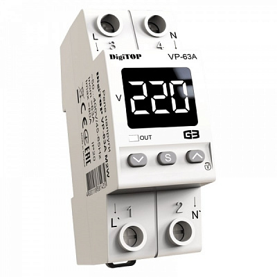 Реле напряжения DigiTOP VP-63A M2W