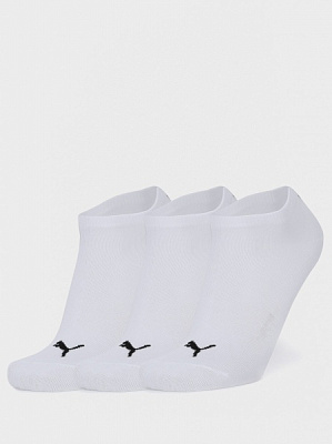 Носки Puma UNISEX SNEAKER PLAIN 3P WHITE 90680703 р.39-42 белый