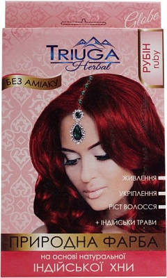 Хна Triuga Herbal Природная краска рубин