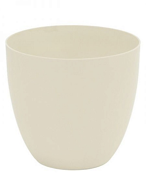 Горщик пластиковий Plastiken Cutnco TES круглий 30 л бежевий