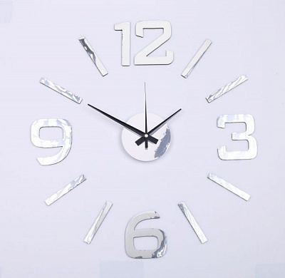 Годинник настінний Зроби сам Класік 60х60см срібло Ningbo Royal Clock