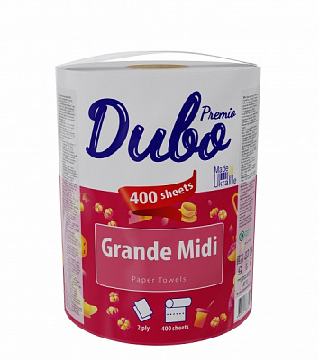 Бумажные полотенца Диво Premio Grande MIDI двухслойная 1 шт.