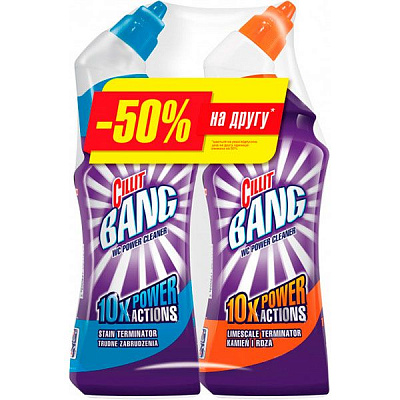 Засіб для чищення унітаза Cillit Bang Gel Original + Gel Citrus 3013260