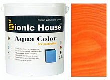 Лазур Bionic House лесуюча універсальна Aqua Color UV protect ірис шовковистий мат 2,5 л